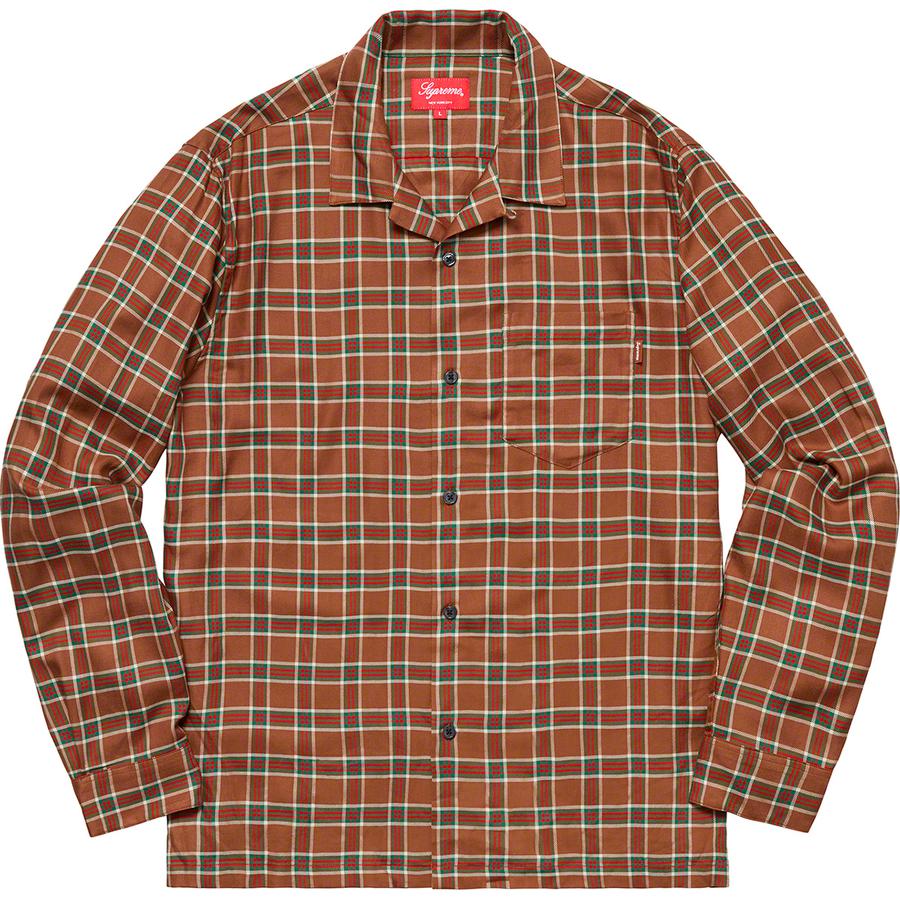 Supreme Plaid Rayon Shirt (SS19) - $138