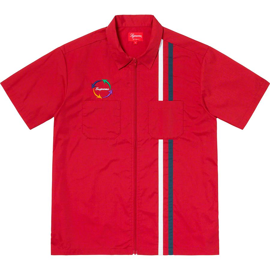 Supreme Zip Up S S Work Shirt (SS19) - $128