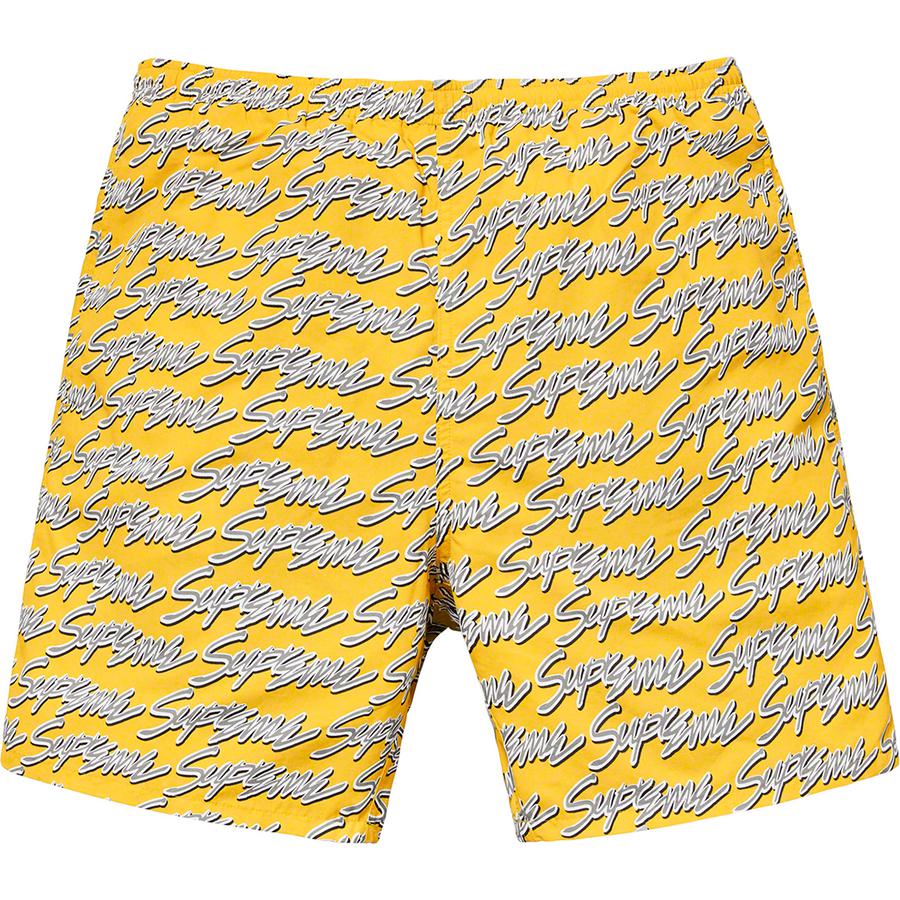 Supreme Signature Script Logo Water Short (SS19) - $118