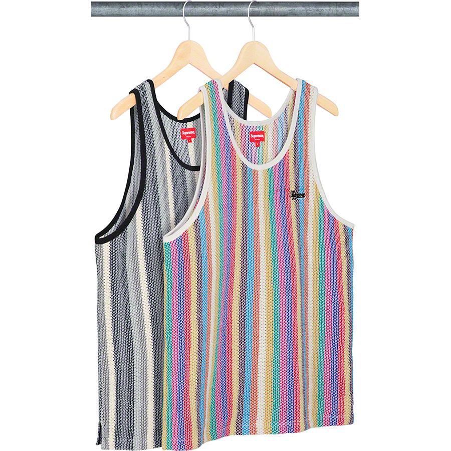 Supreme Knit Stripe Tank Top (SS19) - $98