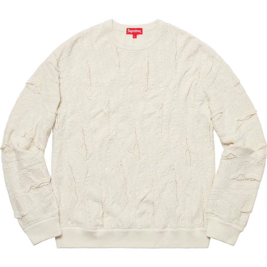 Supreme Textured Pattern Sweater (SS19) - $158