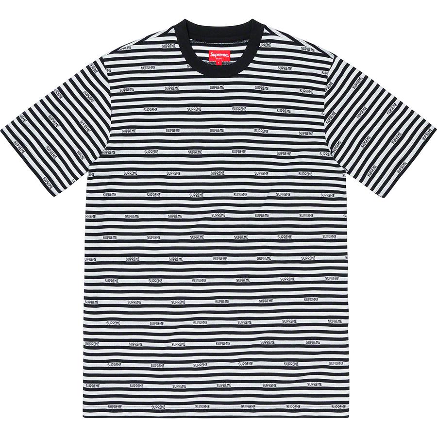 Supreme Logo Stripe S S Top (SS19) - $88