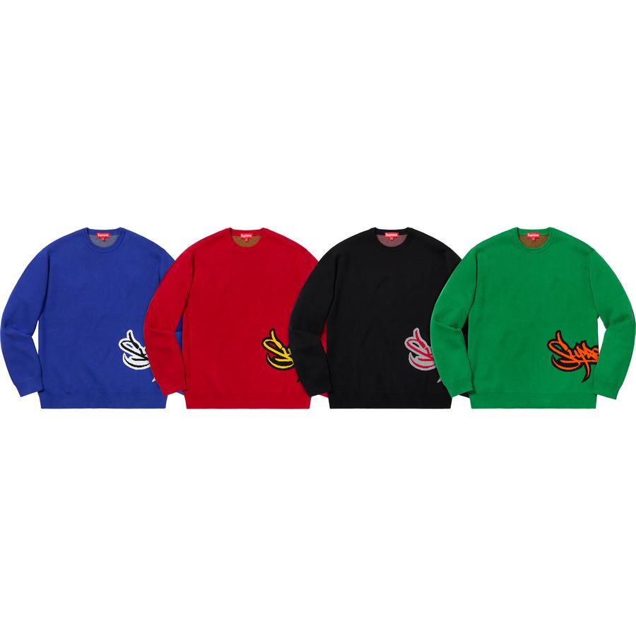 Supreme Tag Logo Sweater (SS19) - $148