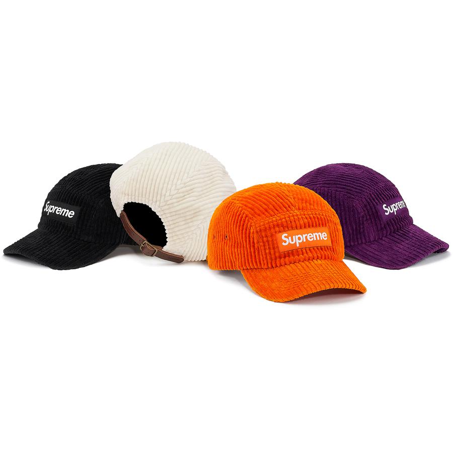 Supreme Wide Wale Corduroy Camp Cap (SS20) - $48