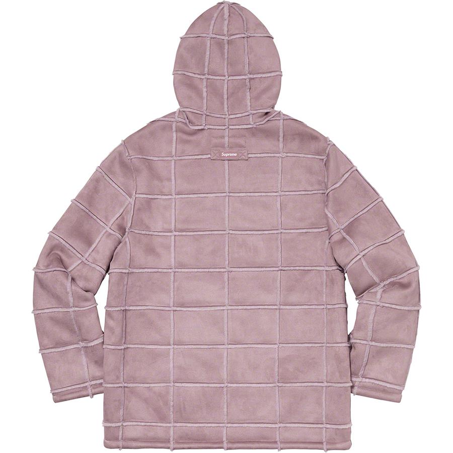 Supreme Faux Suede Patchwork Hooded Jacket (SS20) - $288