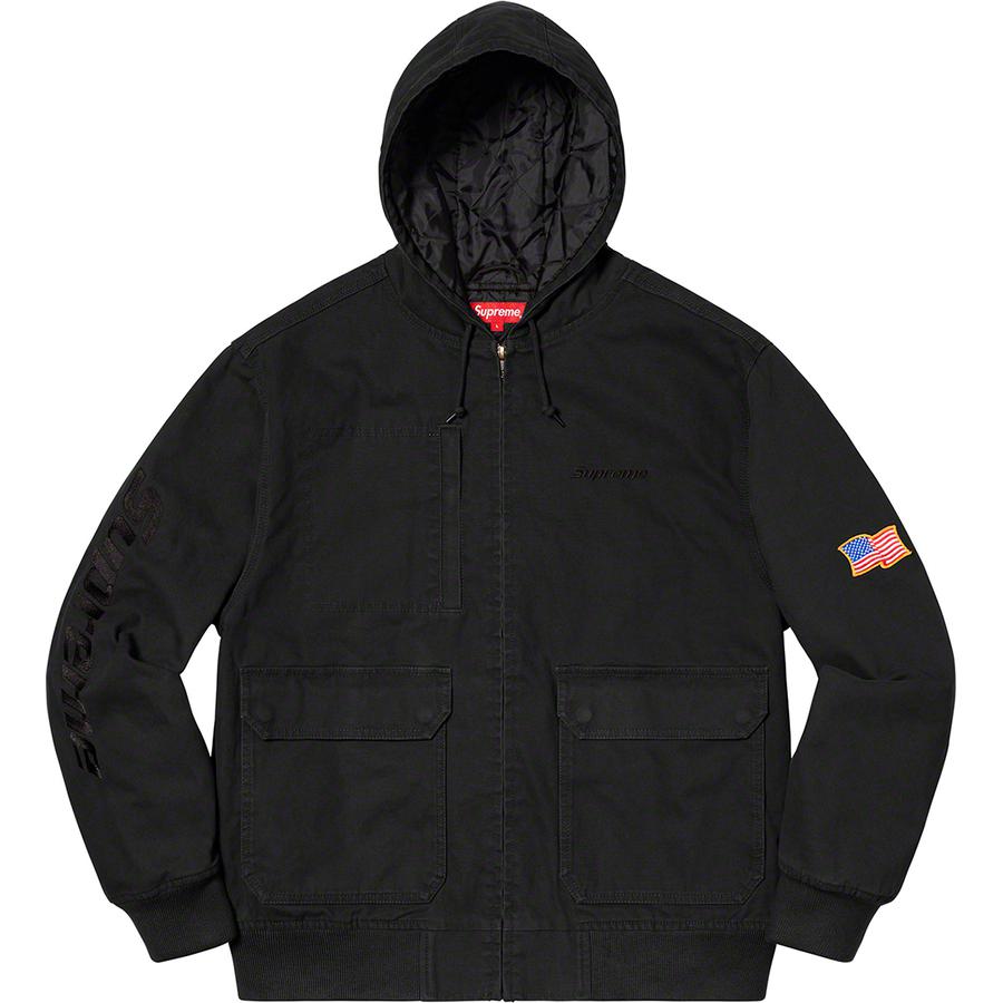 Supreme Canvas Hooded Work Jacket (SS20) - $198