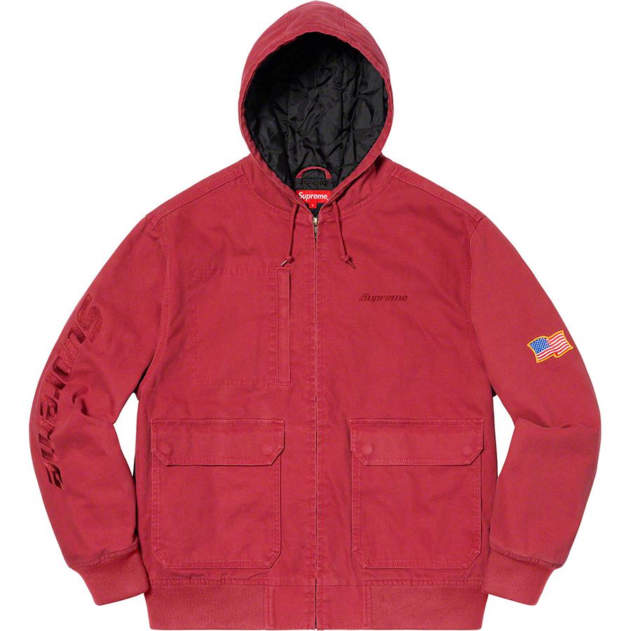 Supreme Canvas Hooded Work Jacket (SS20) - $198