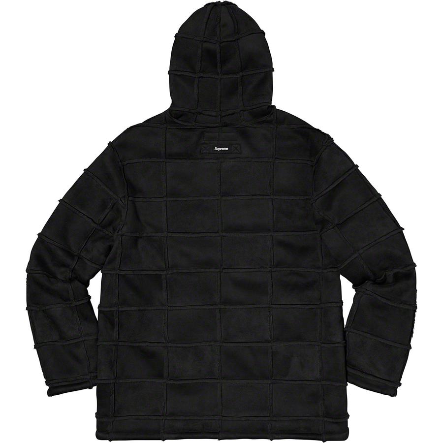 Supreme Faux Suede Patchwork Hooded Jacket (SS20) - $288