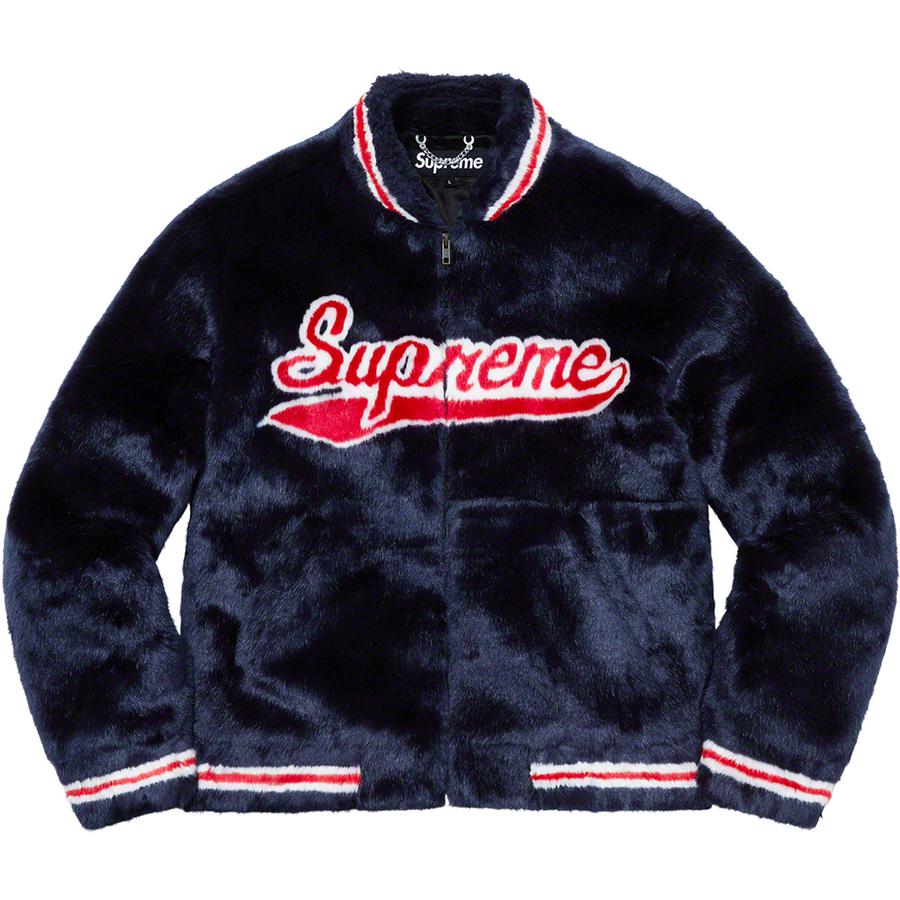 Supreme Faux Fur Varsity Jacket (SS20) - $398
