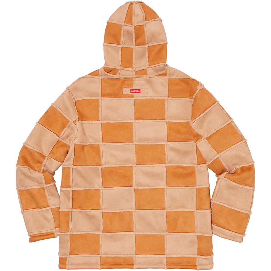Supreme Faux Suede Patchwork Hooded Jacket (SS20) - $288