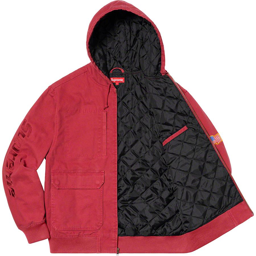 Supreme Canvas Hooded Work Jacket (SS20) - $198
