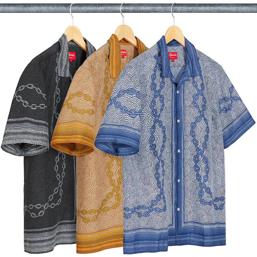 Supreme Mosaic Silk S S Shirt (SS20) - $158