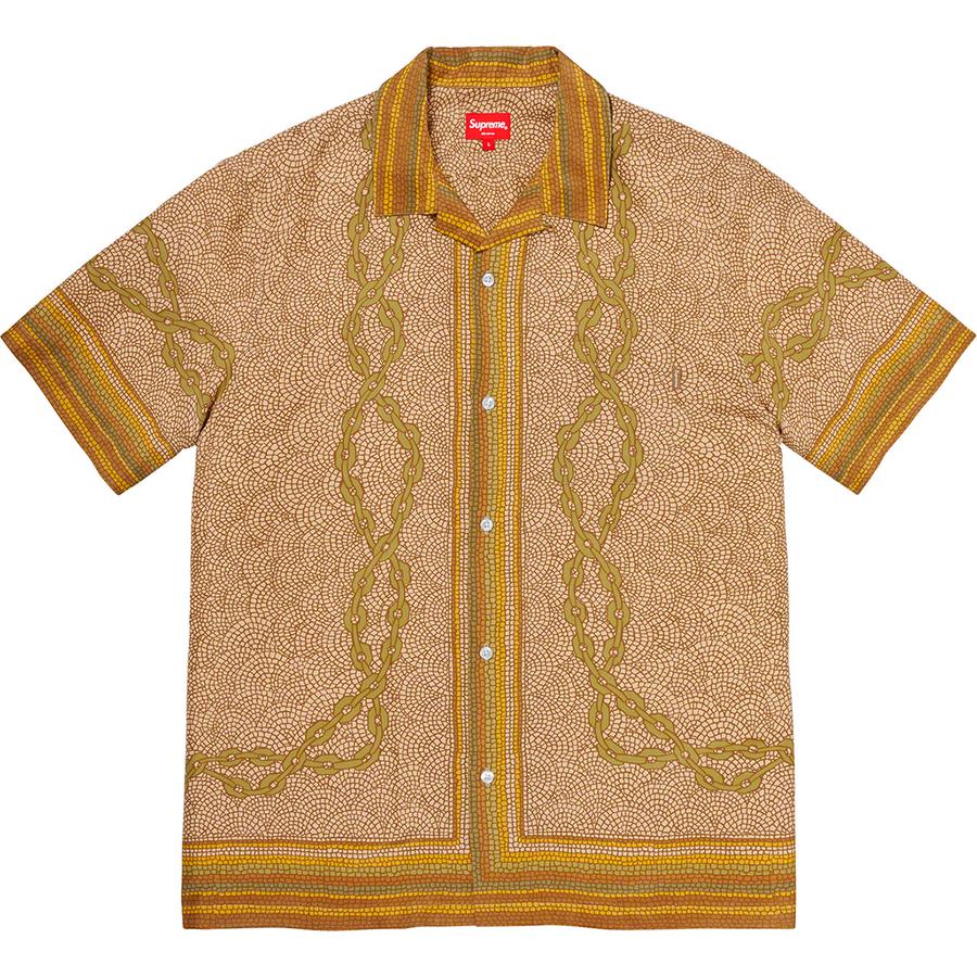 Supreme Mosaic Silk S S Shirt (SS20) - $158