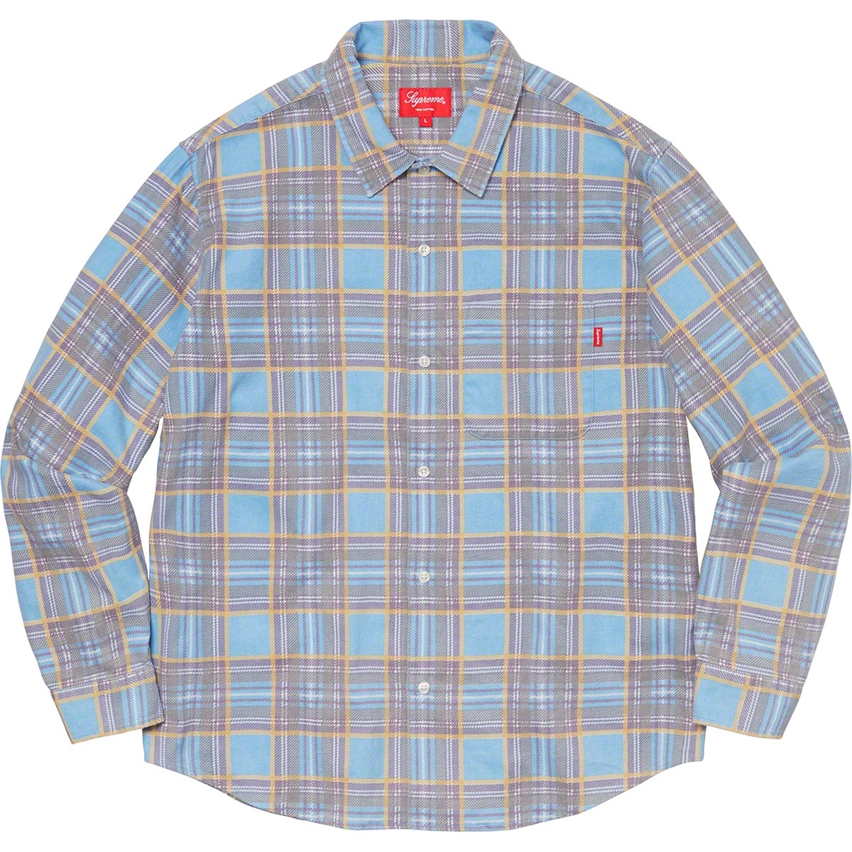 Supreme Printed Plaid Shirt (SS20) - $138
