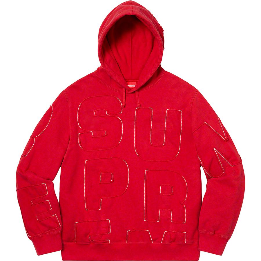 Supreme Cutout Letters Hooded Sweatshirt (SS20) - $188
