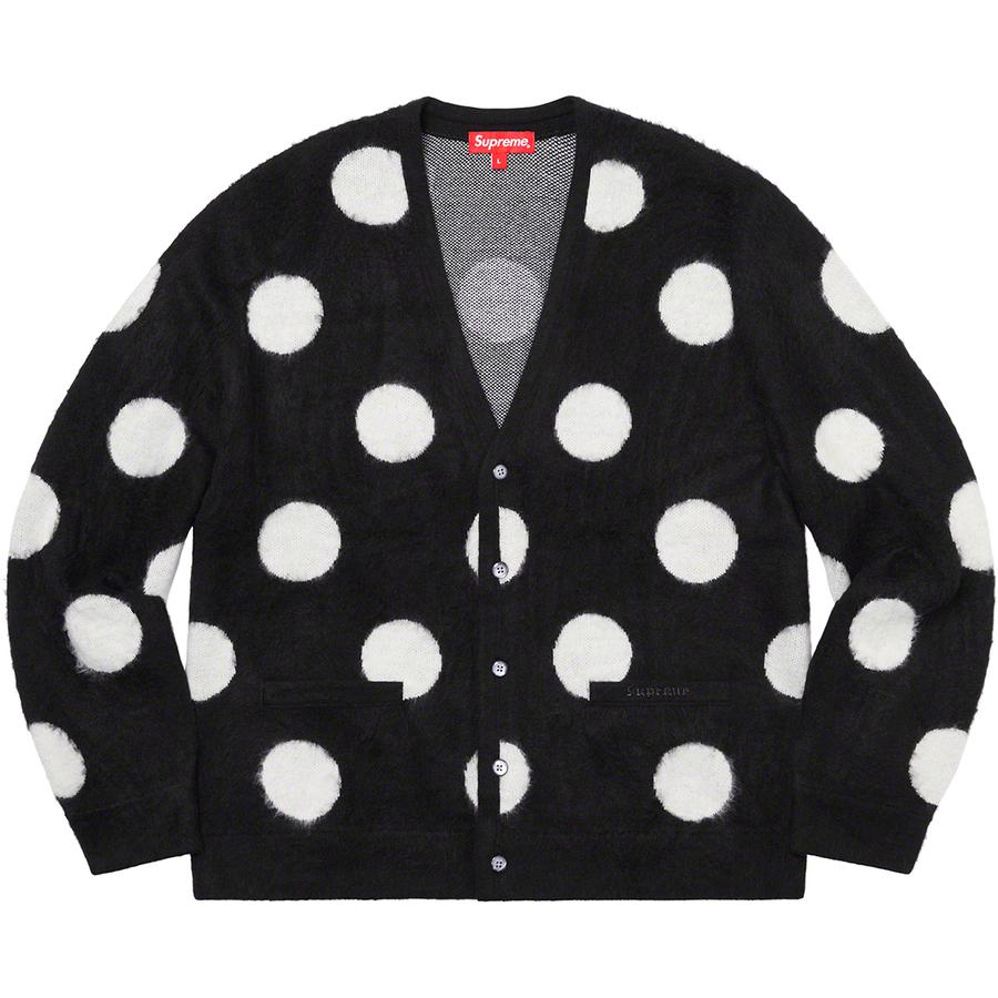 Supreme Brushed Polka Dot Cardigan (SS20) - $168