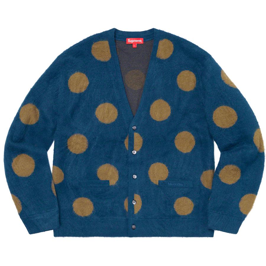 Supreme Brushed Polka Dot Cardigan (SS20) - $168