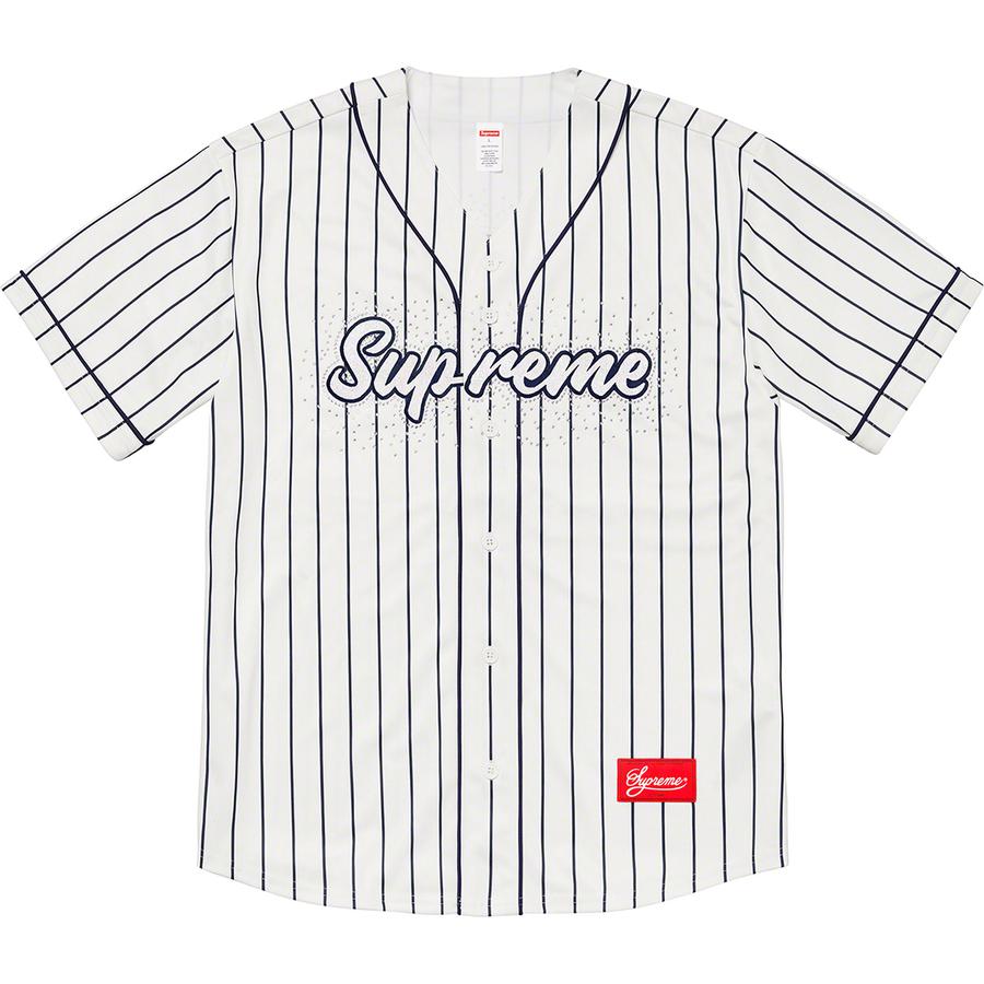 Supreme Rhinestone Baseball Jersey (SS20) - $138
