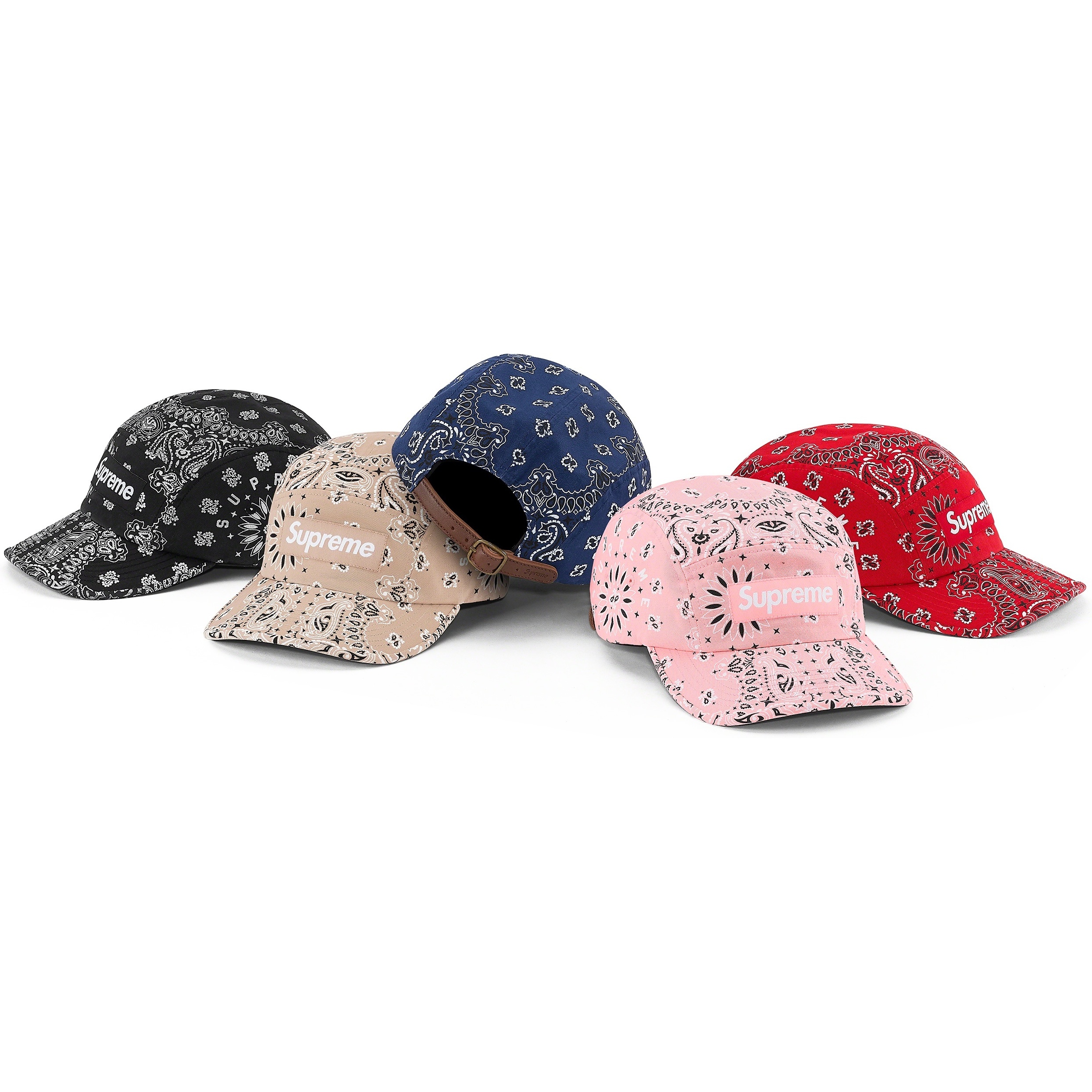 Supreme Bandana Camp Cap releasing on Week 14 for spring summer 2021