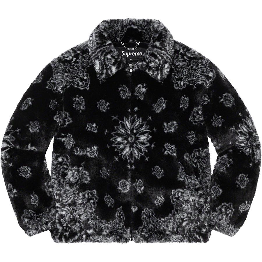 Supreme Bandana Faux Fur Bomber Jacket (SS21) - $398