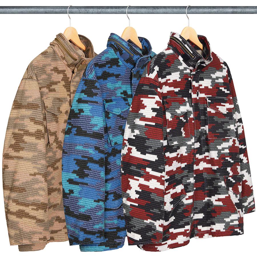 Supreme Logo Camo M-65 Jacket (SS21) - $298