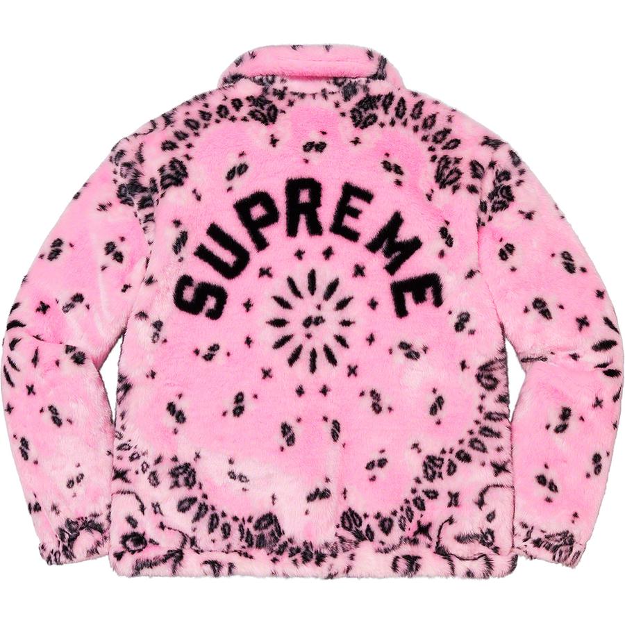 Supreme Bandana Faux Fur Bomber Jacket (SS21) - $398