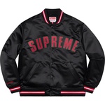Supreme Supreme Mitchell & Ness Satin Varsity Jacket (SS21)