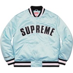 Supreme Supreme Mitchell & Ness Satin Varsity Jacket (SS21)