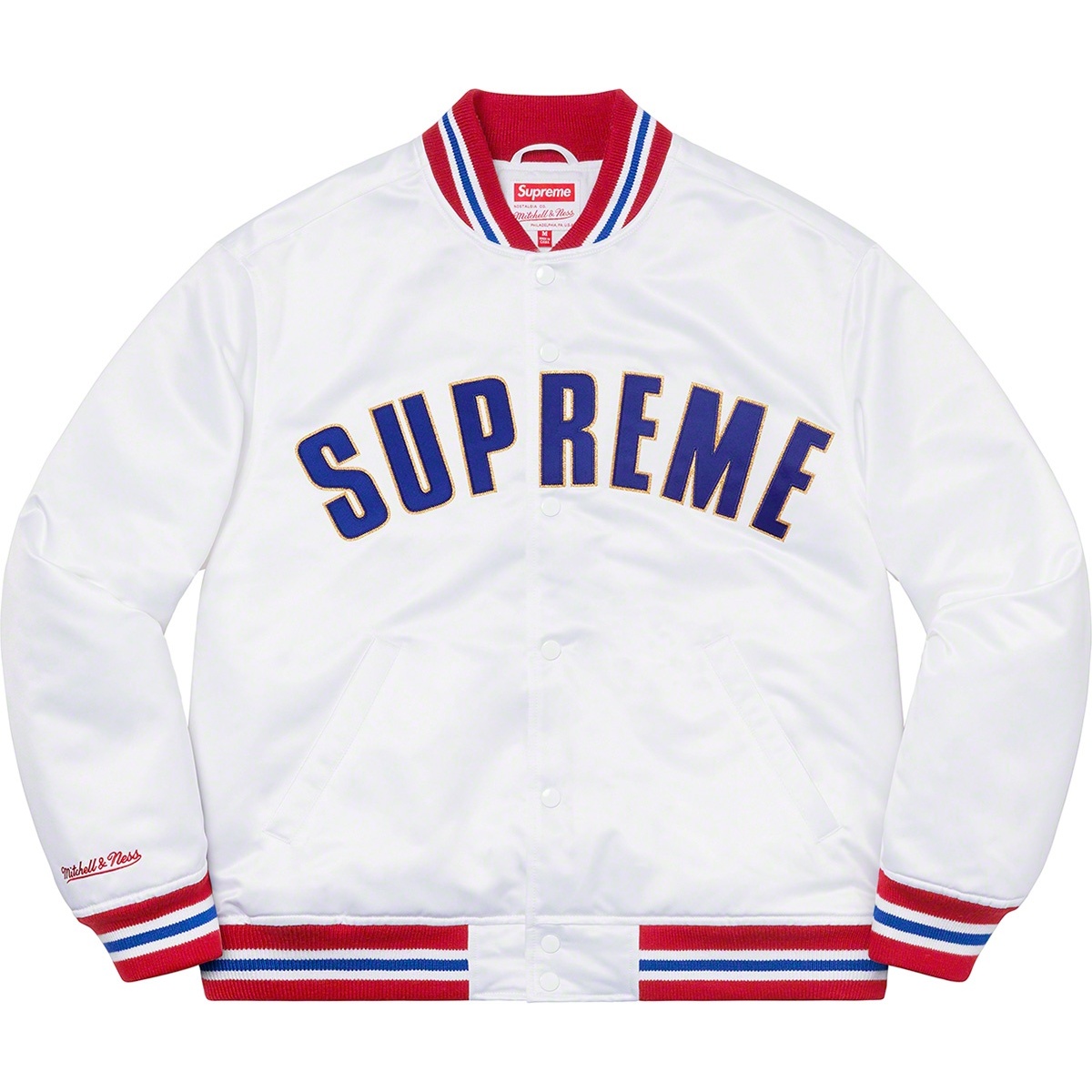Supreme Supreme Mitchell & Ness Satin Varsity Jacket (SS21) - $248