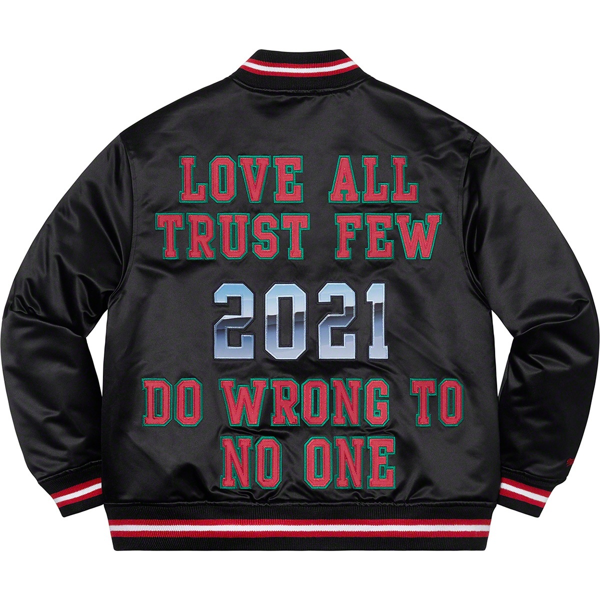 Supreme Supreme Mitchell & Ness Satin Varsity Jacket (SS21) - $248