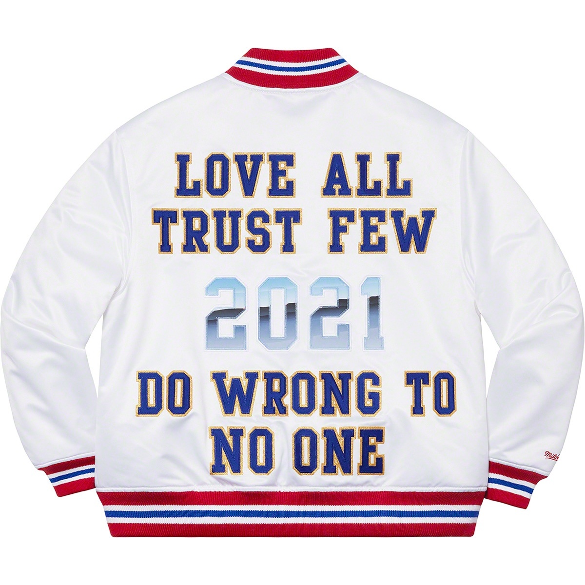 Supreme Supreme Mitchell & Ness Satin Varsity Jacket (SS21) - $248