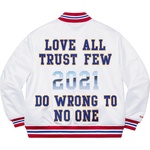 Supreme Supreme Mitchell & Ness Satin Varsity Jacket (SS21)