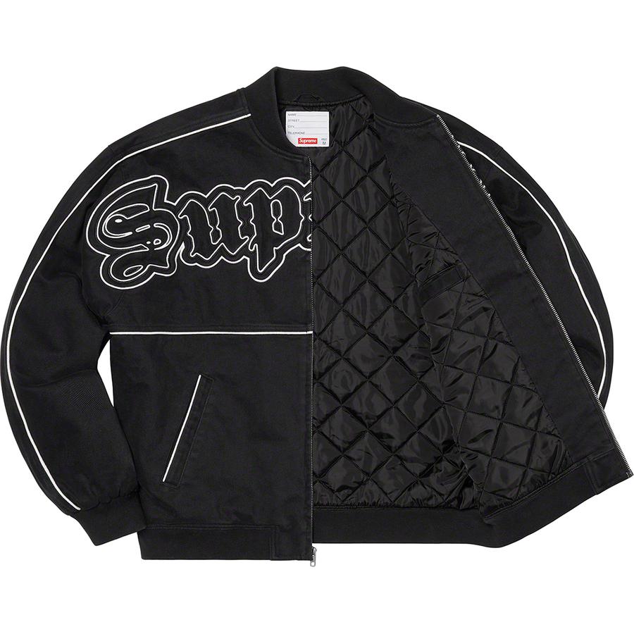 Supreme Twill Old English Varsity Jacket (SS21) - $218