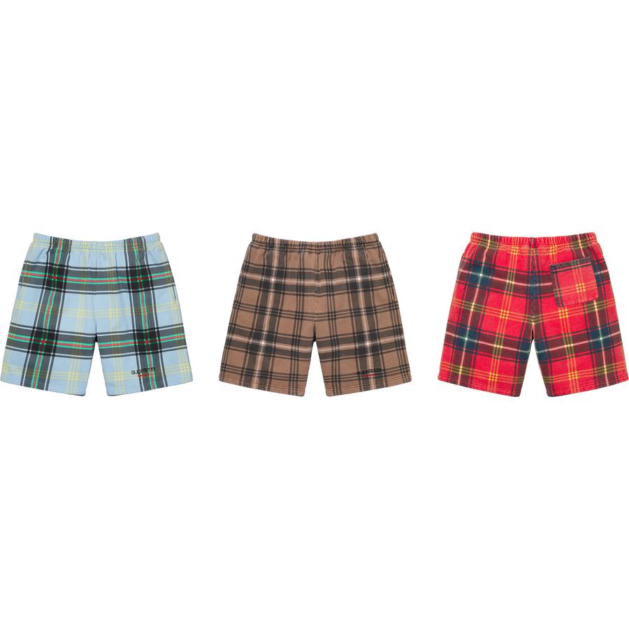 Supreme Plaid Sweatshort releasing on Week 10 for spring summer 2021
