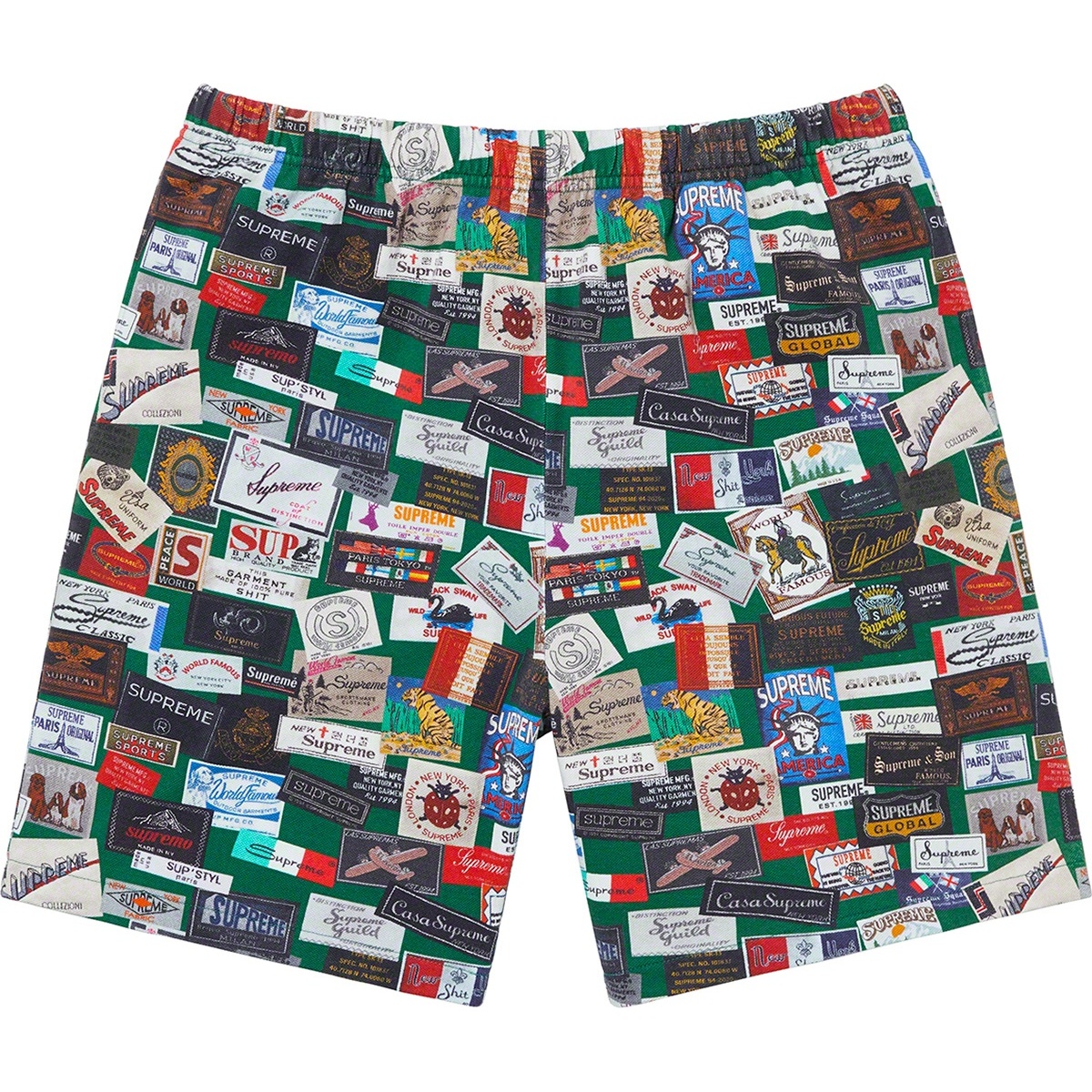 Supreme Labels Pique Short (SS21) - $110