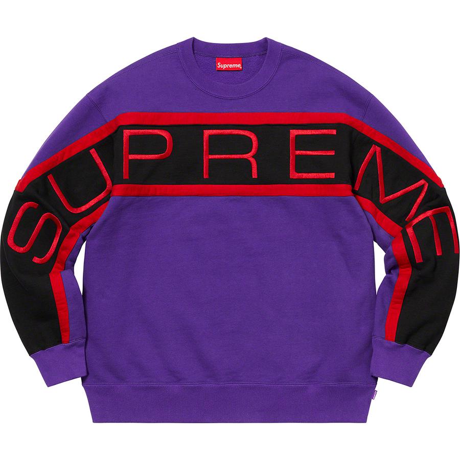 Supreme Paneled Crewneck (SS21) - $148