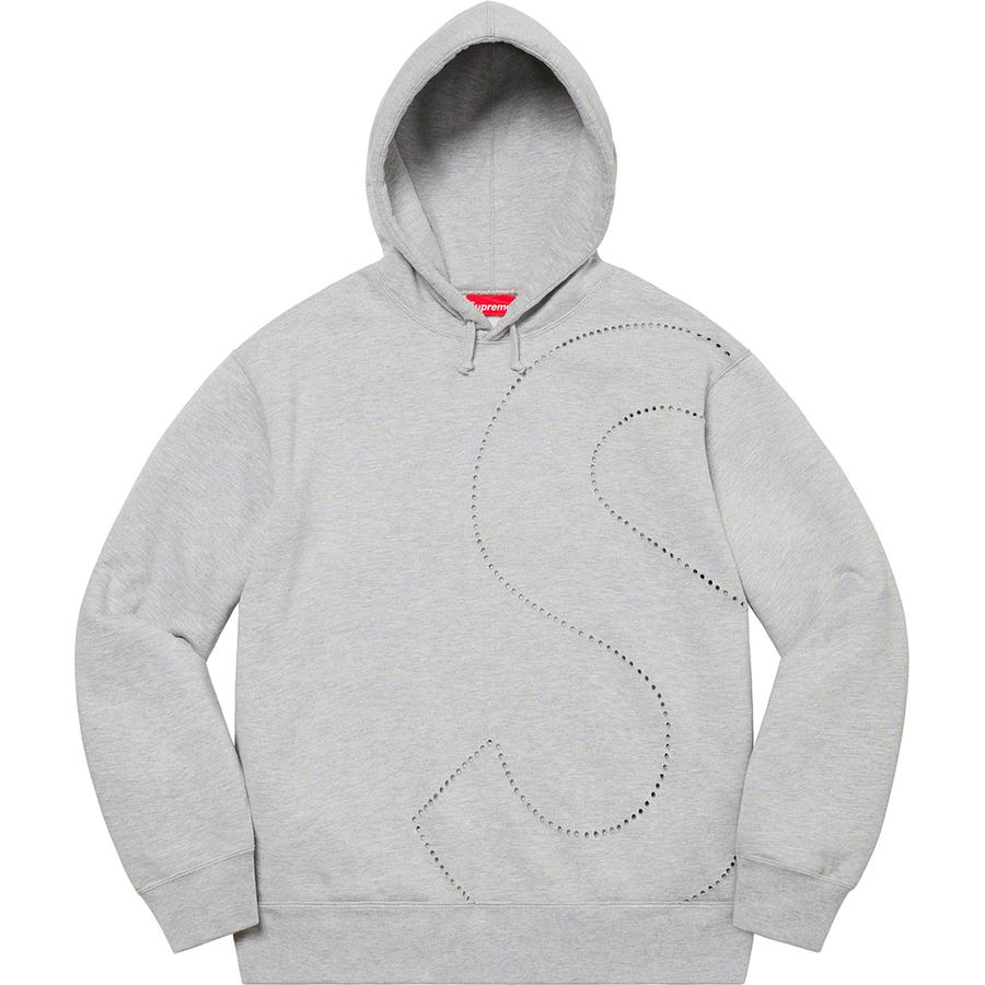 Supreme Laser Cut S Logo Hooded Sweatshirt (SS21) - $158