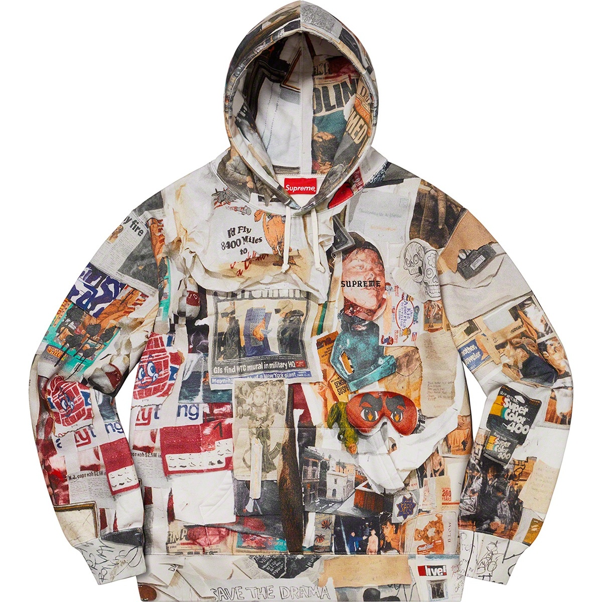 Supreme Dash's Wall Hooded Sweatshirt (SS21) - $178