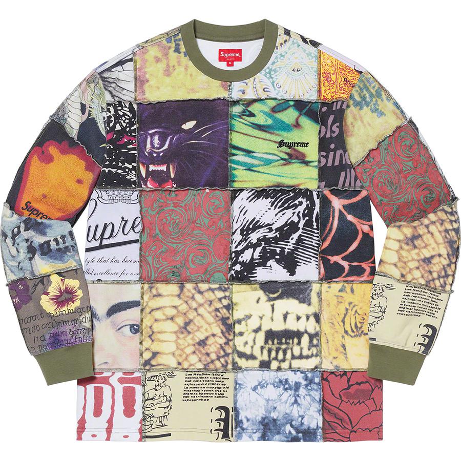 Supreme Mosaic Patchwork L S Top (SS21) - $110