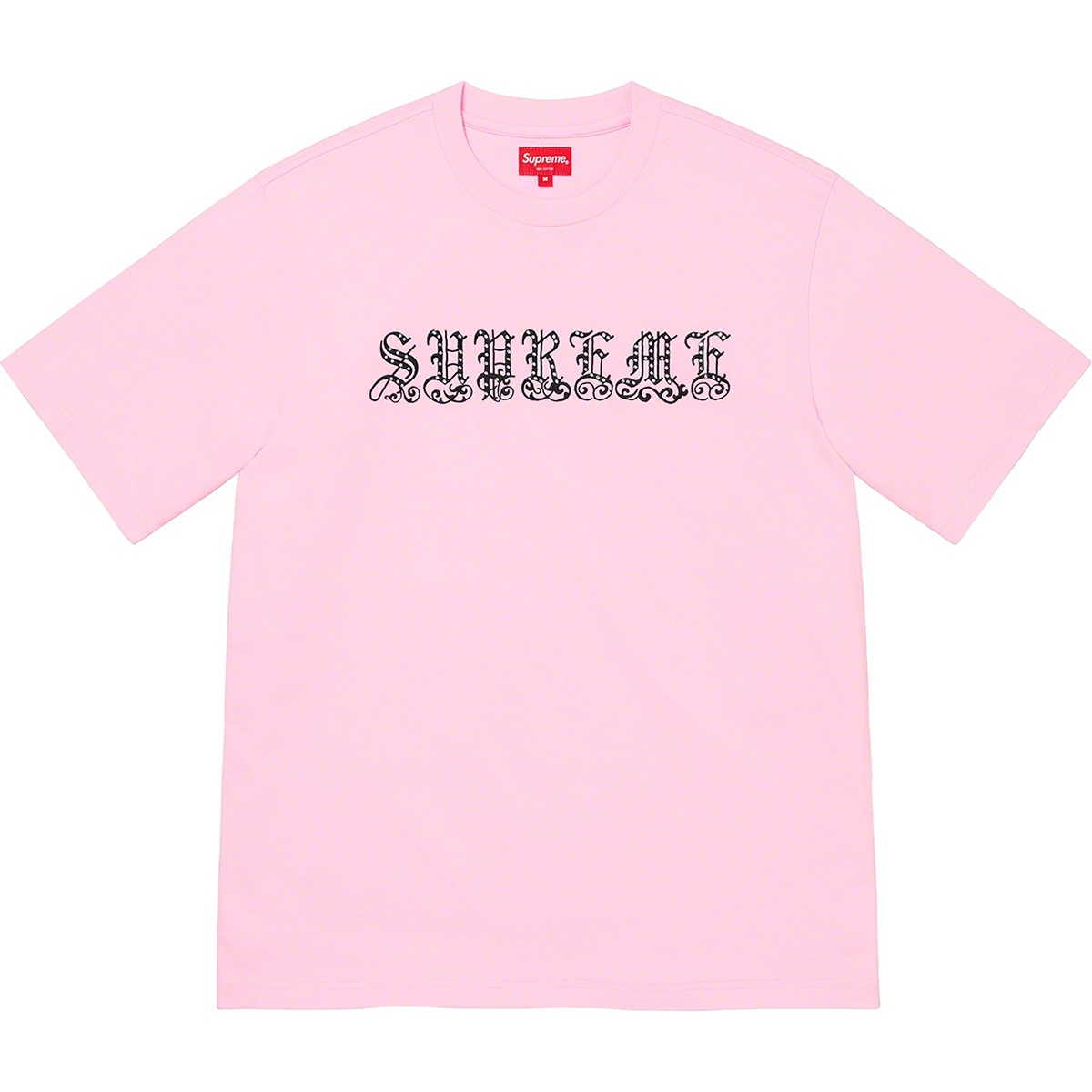 Supreme Old English Rhinestone S S Top (SS21) - $78