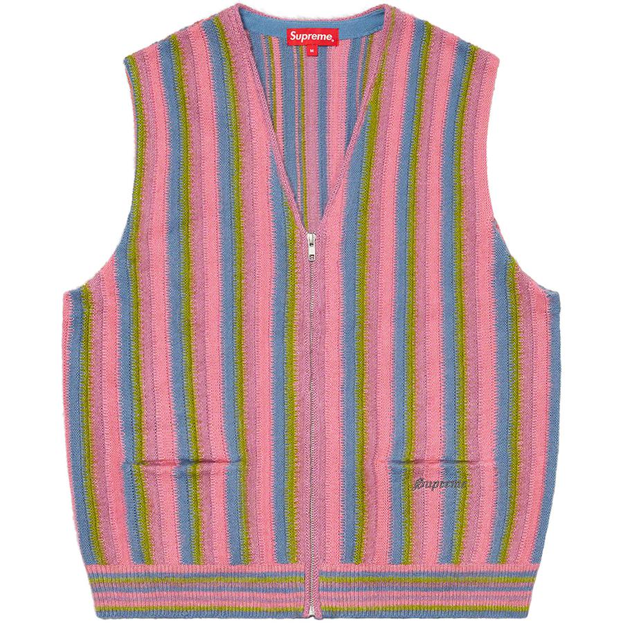 Supreme Stripe Sweater Vest (SS21) - $138