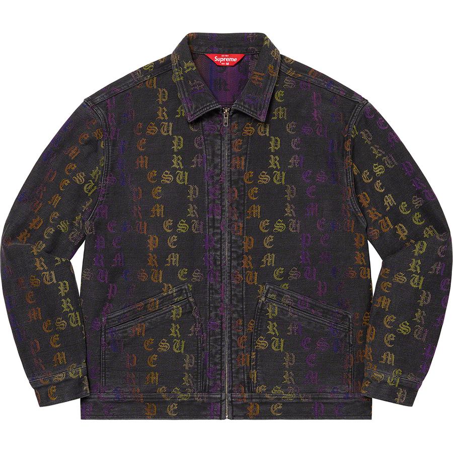 Supreme Gradient Jacquard Denim Work Jacket (SS22) - $248