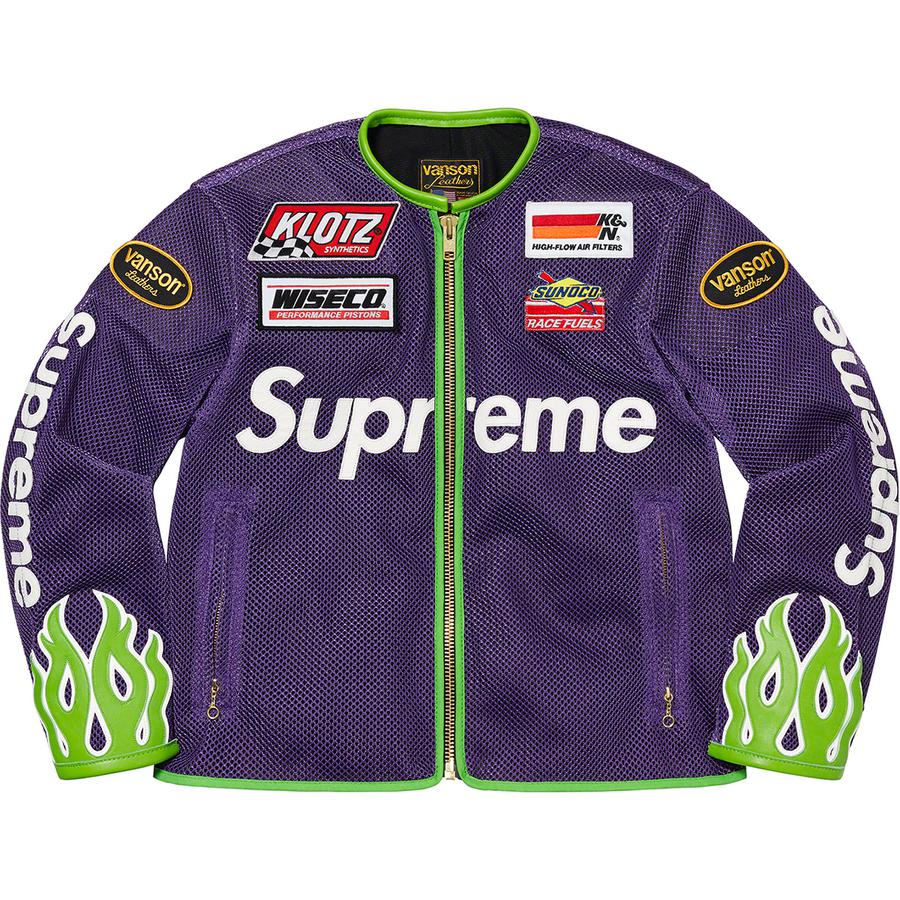 Supreme Supreme Vanson Leathers Cordura Mesh Jacket (SS22) - $898