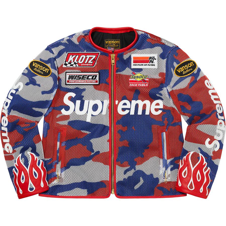 Supreme Supreme Vanson Leathers Cordura Mesh Jacket (SS22) - $898