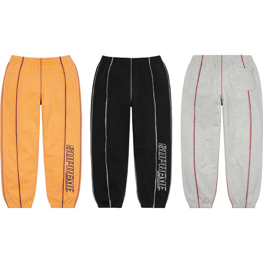 Supreme Coverstitch Sweatpant releasing on Week 10 for spring summer 2022