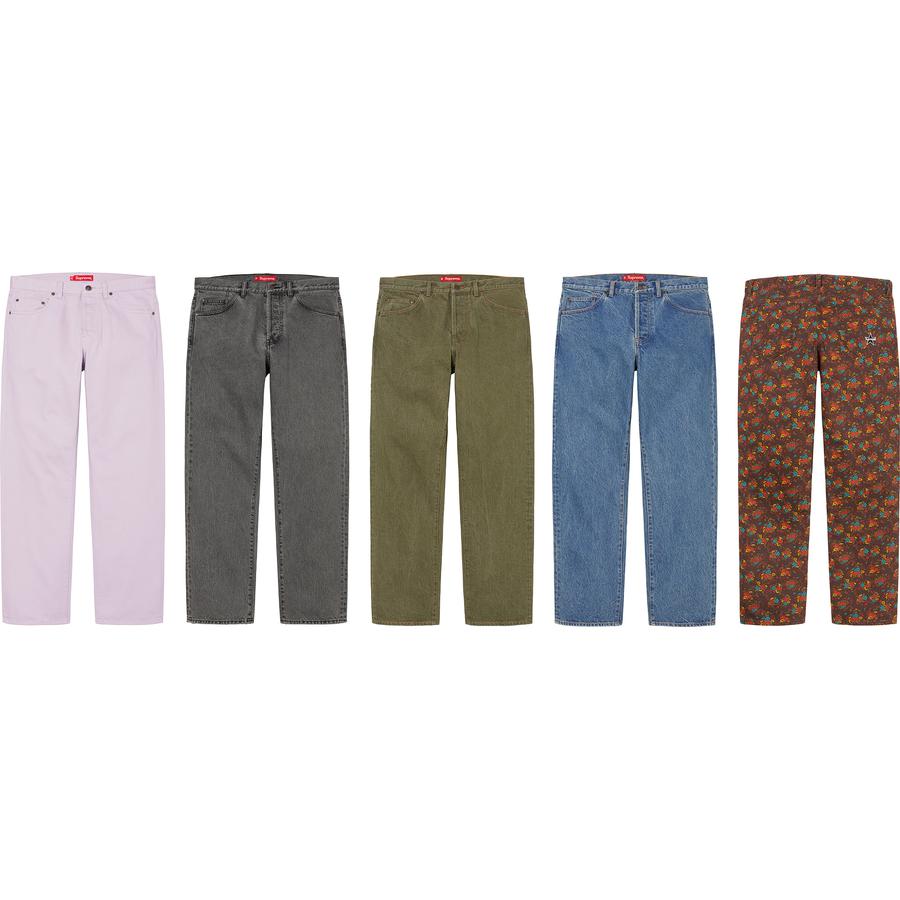 Supreme Regular Jean releasing on Week 9 for spring summer 2022