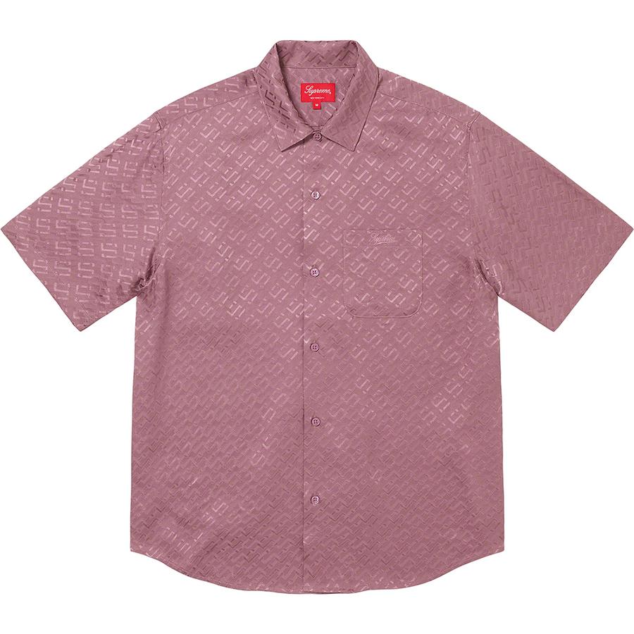 Supreme Tonal Monogram Silk S S Shirt (SS22) - $158