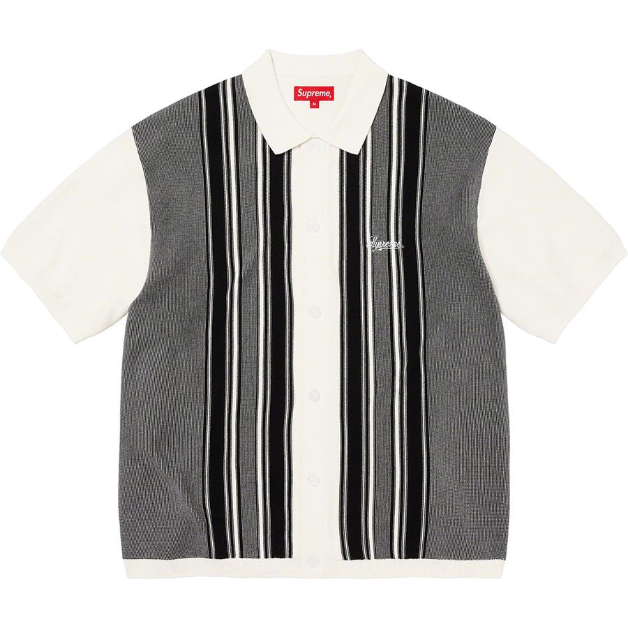 Supreme Stripe Button Up Polo (SS22) - $128