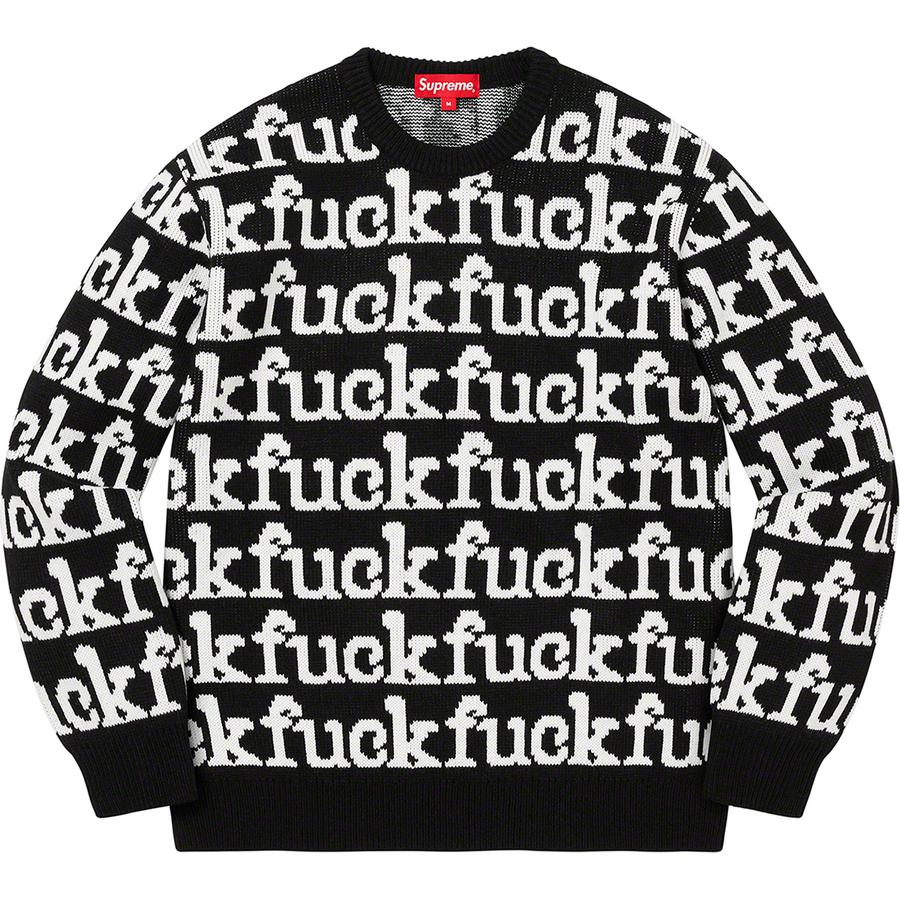 Supreme Fuck Sweater (SS22) - $158