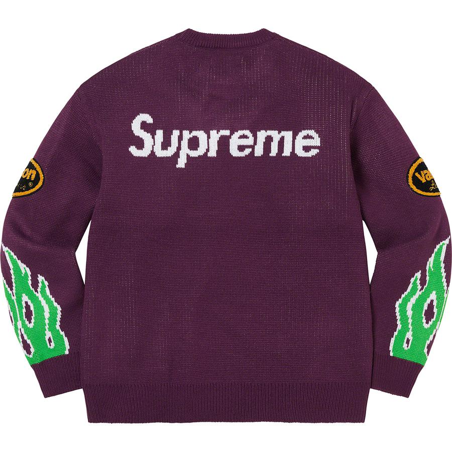 Supreme Supreme Vanson Leathers Sweater (SS22) - $198